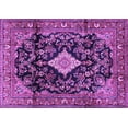 thumbnail image 1 of Ahgly Company Indoor Rectangle Persian Purple Traditional Area Rugs, 7' x 10', 1 of 4