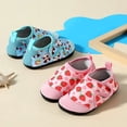thumbnail image 4 of Kids Water Shoes Hook and Loop Closure Girls Boys Quick Dry Barefoot Walking Aqua Socks Non-Slip for Beach Swim Walking, 4 of 7