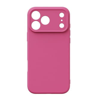 Coque Silicone Souple IPhone 15 Pro Max – Antichoc, Rose Foncé, Ultrafine, Livraison Gratuite