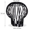 thumbnail image 3 of Gutter Filter, Practical Set of 4, Plastic, Strainer, Protection, Water Drainage, 13 cm, Black, 3 of 4