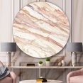 thumbnail image 3 of Designart 'Rêves Shabby en Cuivre' Art Mural Cercle en Métal Shabby Chic, 3 of 3