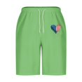 thumbnail image 4 of PNTUTB Casual Beach Shorts for Men Summer Fashion Print Elastic Waist Drawstring Comfortable Pockets Shorts, 4 of 6