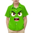 thumbnail image 2 of Piuwrlz 5 Years Boys Short polo Sleeve Toddler Funny Graphic Shirts Tops Pocket Pullover T Shirts Green Size 5 Years, 2 of 9