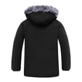 thumbnail image 2 of Wantdo Men's Quilted Winter Jackets Full-Zip Parka Long Sleeve Jackets Black XL, 2 of 7
