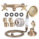 thumbnail image 3 of Kit De Ducha De Cobre, Accesorios De Baño, Kit De Manguera De Rociador, Cabezal De Ducha De Estilo Vintage, Ducha Para Baño ANGGREK Otros, 3 of 8