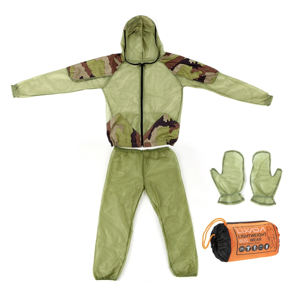 Mosquito Netting Suit Bug Pants & Jacket Bug Clothing for Hunting Fishing Garden 