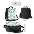 thumbnail image 2 of Balery Winter Wonderland Light Blue Caja de Almuerzo y Bolsa de Almuerzo para Hombres y Mujeres, Bolsa de Almuerzo Reutilizable con Gran Capacidad, Bolsa de Almuerzo Aislada, 2 of 7