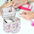 thumbnail image 6 of Nail Polish Organizer, Portable Storage Bag for 40 Bottles & Nail , Double Layer Design, 6 of 7