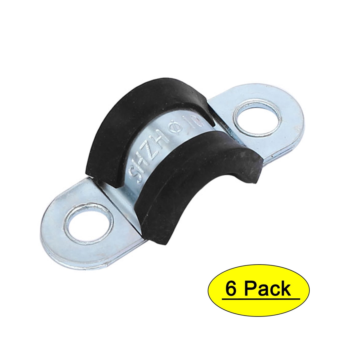 M10 EPDM Rubber Lined U Shaped Pipe Tube Strap Clamps Clips Fasteners