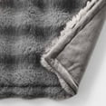 thumbnail image 5 of (2 pack) Better Homes & Gardens Grey Bubble Faux Fur Throw, 50"x72", 5 of 7