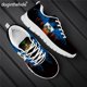 thumbnail image 1 of Zapatillas Doginthehole con estampado de la bandera de Haití, informales, ligeras, de malla transpirable, para hombre, con logotipo personalizado, pedido mínimo 1, 1 of 6