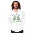thumbnail image 5 of Let's Go Get Lost Bigfoot Legend Myth Zip Up Hoodie Men's Women's Brisco Brands S, 5 of 6