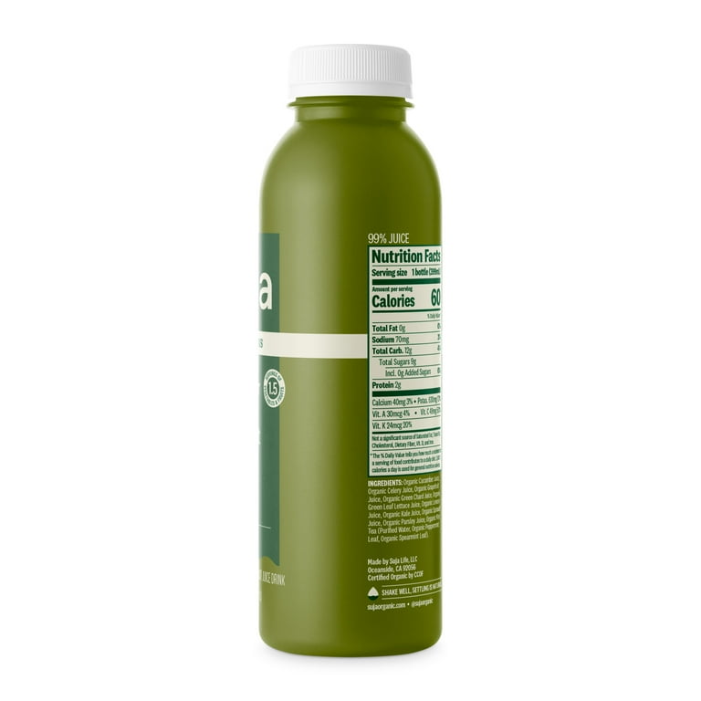 Suja Organic Uber Greens Cold Pressed Juice Drink, 13.5 fl oz