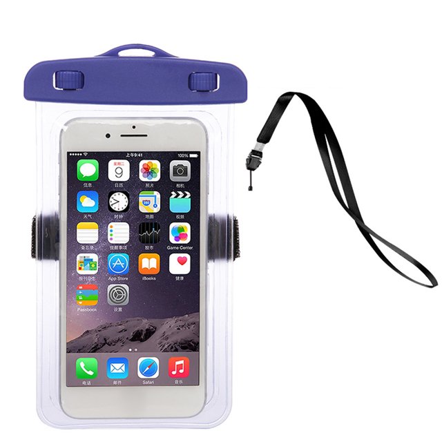 CSChome Phone Pouch 1 Set Phone Dry Touchscreen Scratch Waterproof Shockproof PVC Beach Camping Waterproof Phone Water Sports Phone
