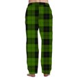 thumbnail image 3 of Delayuji Business Casual Pants for Men Fashion Men's Casual Plaid Loose Sports Plaid Pajama Pants Pants Men's Casual Pants Mens Casual Pants Green Xxxl, 3 of 5