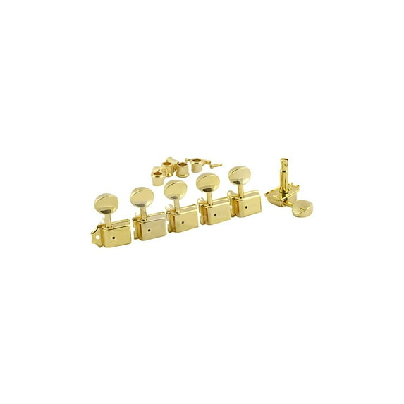 Kluson 6 In-Line Vintage Tuning Machines Gold