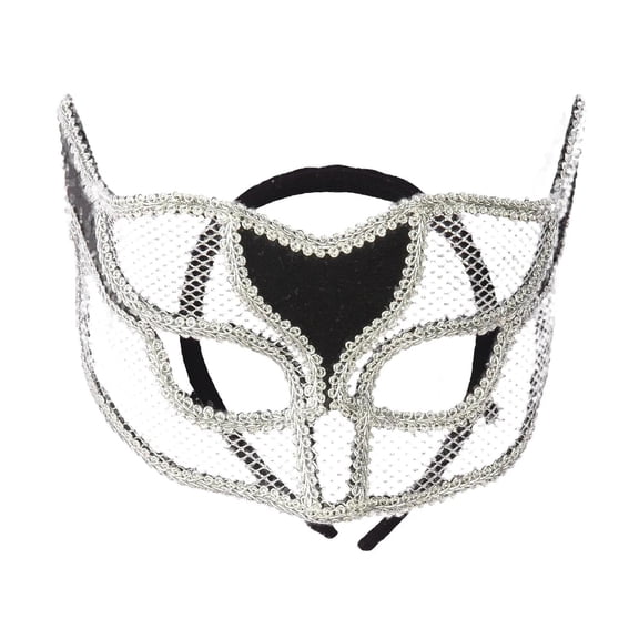 M/G SILVER NETTED MASK MJ-372F