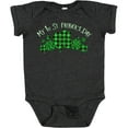 thumbnail image 3 of Inktastic My 1st St. Patrick's Day with Plaid Shamrocks Boys or Girls Baby Bodysuit, 3 of 5