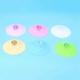 thumbnail image 5 of Food Grade Round Diamond Mug Cover(Set of 24) Airtight Seal Silicone Drink Cup Lids Hot Cup Lids, 5 of 6