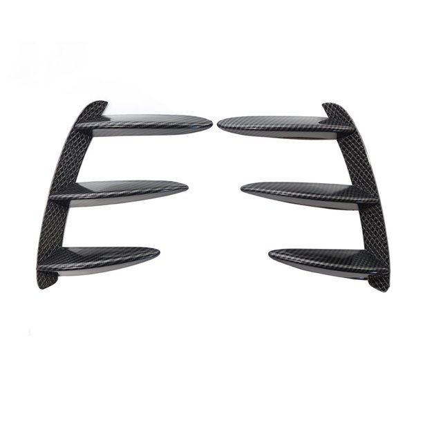 Kuymtek 1 Par Canards Parachoques Trasero Coche para W176 A200 A250 A260 A45 (patrón Carbono)