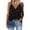 Black, variant on Sequin V Neck Tank Top for Women Elegant Sparkling Evening Attire and Party Wear
