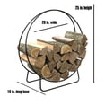 thumbnail image 2 of Open Hearth Log Hoop, Black Tubular Steel, 20-In. - 15208, 2 of 4