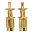 thumbnail image 1 of 2 pernos dorados para puente de guitarra para guitarra eléctrica de 4 diámetro de montaje. shamjiam Perno de puente de guitarra eléctrica, 1 of 7