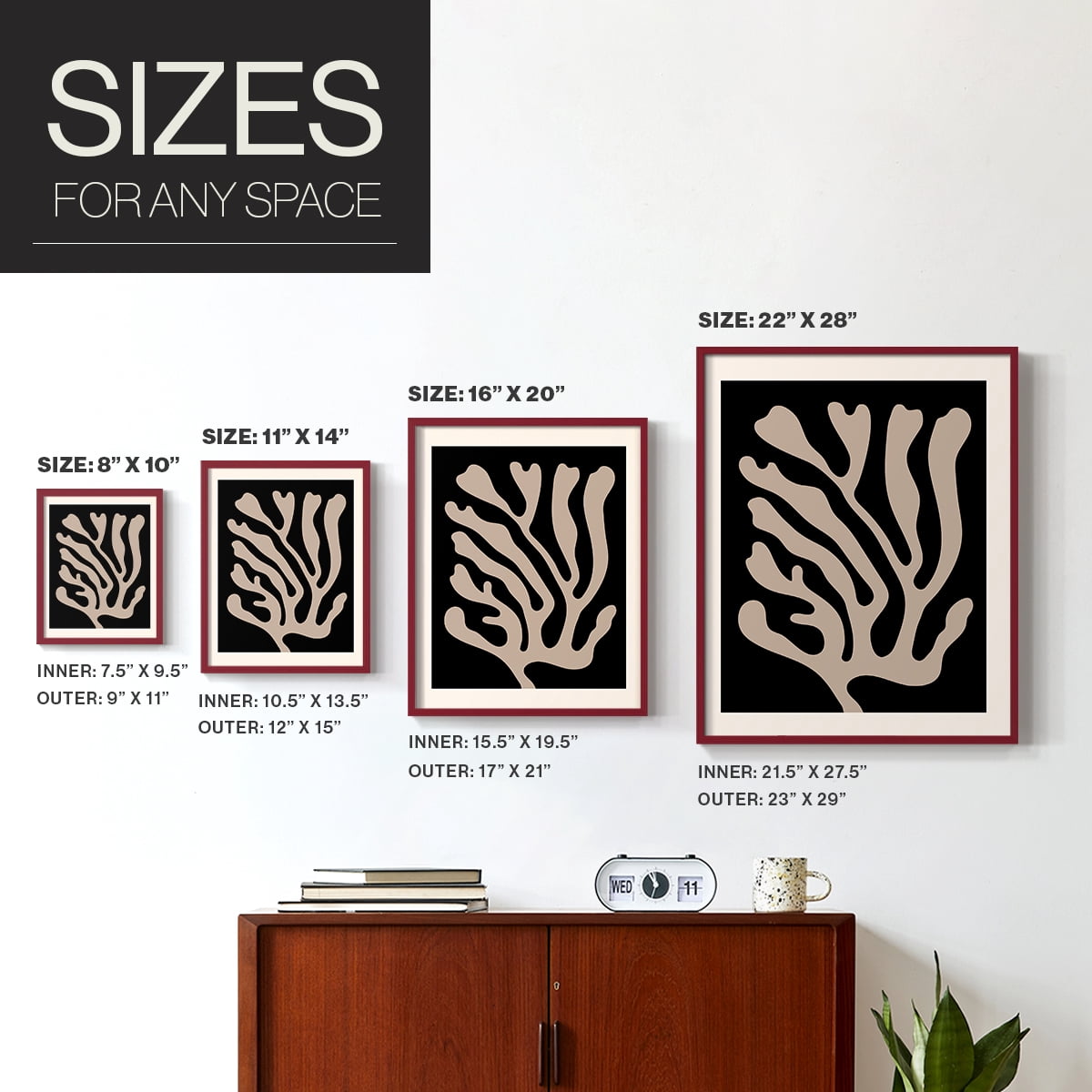 Matisse CCXXXI in Solid Wood 8 x 10 Framed Print