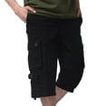 thumbnail image 2 of Men's Retro Casual Shorts with Drawstring Waist Comfortable Straight Tube Design for Work Jogging Outdoor Activities, 2 of 2