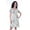 Off White, variant on Moomaya Printed V-Neck Nightgown Sleepwear For WomensNightwearSoft Sleepdress