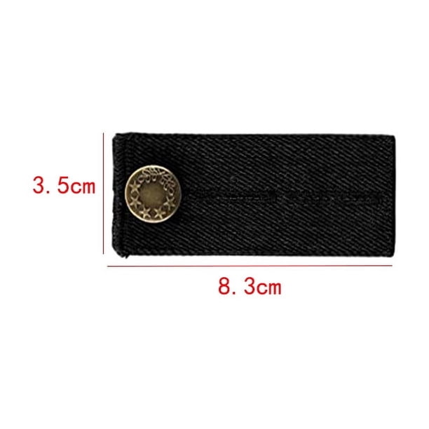 Hebilla de extensión para jeans Cinturón de cintura para pantalones anchos Hebilla de extensión para jeans