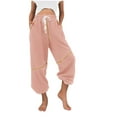 thumbnail image 5 of Mlzmgr Womens Sweatpants Elastic High Waist Baggy Jogger Pants Casual Comfy Trousers with Pockets, 5 of 8