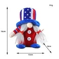 thumbnail image 2 of Niusricy 4th of July Plush Toy Faceless Dwarf Stuffed Toys with Knitted Top Hat Independence Day Decor Home Decorations Gift for Adult Kids, 2 of 8