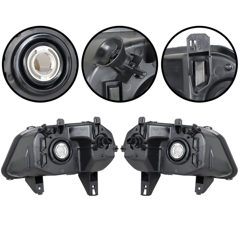 High Beam and Low Beam Headlight Bulb - Compatible with 2006 - 2011
