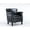 Charcoal, variant on Sinuous No Sag Springs - Sturdy Construction - Family Gathering Area - Long - lasting Comfort