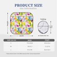 thumbnail image 3 of Fotbe Tropical Pineapples Juego de 2 Piezas de Parasoles para Parabrisas | Bloqueador Solar para Auto | Accesorios Plegables para Protección Solar Interior-Large, 3 of 6