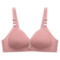 thumbnail image 2 of Abcnature Women Daily Comfort Bras Embroidered Glossy Comfortable Breathable Bras Underwear no Rims, 2 of 4