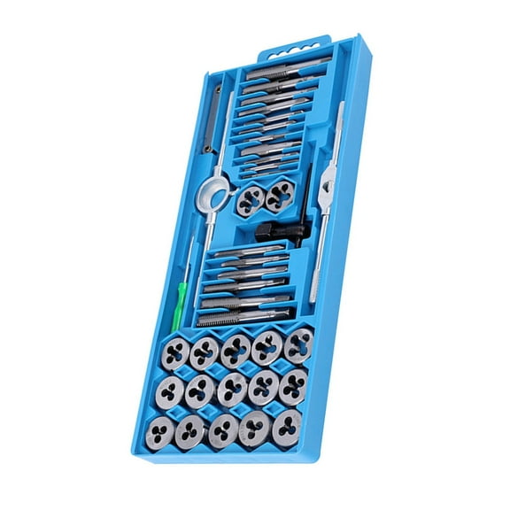40pcs Sturdy Threading Tool Set Tap and Die Set for DIY and Professional Use