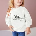 thumbnail image 2 of Fall And Winter Middle Big Girls Boys Heart Print Long Sleeve Top Sweater, 2 of 4