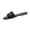 Black, variant on White Women'S Sandals Flat With Woven Straps And Metal Buckle Thin Flexible Outsole Cushioned Breathable Insole Soft Synthetic Upper For Beach Shopping Daily Casual
