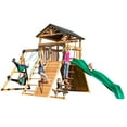thumbnail image 2 of Backyard Discovery Endeavor Cedar Wood Swing Set, Slide, Play Deck, Rock Wall, Rope Ladder, 2 of 17
