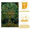 thumbnail image 2 of Aesthetic Nature Floral Plant Green Tree of Life Welcome Garden Flags, 12 x 18 Inch Double Sided Outdoor Yard Flags Waterproof For Home Outside Patio Lawn Porch, 2 of 6