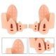thumbnail image 5 of 1 par de espaciadores ortopédicos Hallux Valgus de 3 orificios Corrector de dedo en martillo suave elástico, 5 of 6