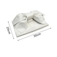 thumbnail image 4 of Segolike Kimono Obi Japanese Belt Belt Lightweight for Women Waist Strap Summer Bathrobe with Pre Tied Bow Portable Geisha Waist Belt White, 4 of 8