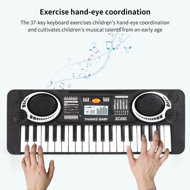 Details about    Kids Keyboard Piano 37 Keys Piano for Kids Electronic Piano Keyboard with 