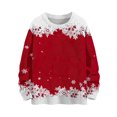 thumbnail image 1 of LIaqionyy Chandail de Noël pour Femmes Surdimensionné Col Rond Mode Automne Hiver, 1 of 5