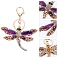thumbnail image 6 of FRCOLOR  2 Pieces Badge Holder Dragonfly Keychain Daily Use, 6 of 8