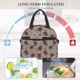 thumbnail image 4 of Disketp Leopard Print Rose Lonchera Térmica para Mujer y Hombre, Bolsa de Almuerzo Reutilizable e Impermeable para Trabajo, Viajes y Picnic, 4 of 7