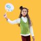 thumbnail image 3 of 8Pcs DIY Painting Fan Blank Hand Fan Drawing Toy Educational Plaything (White), 3 of 3