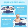 thumbnail image 6 of Prociv Foldable Baby Bathtub for Infants to Toddler,Portable Travel Bathtub Multifunctional Bathtub with Drain Hole, Baby Bathtub for Newborn 0-36 Month Gray (with Net), 6 of 8